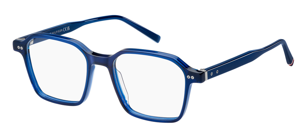 TOMMY HILFIGER TH 2071 PJP RECTANGULAR GEOMETRICAL / BLUE