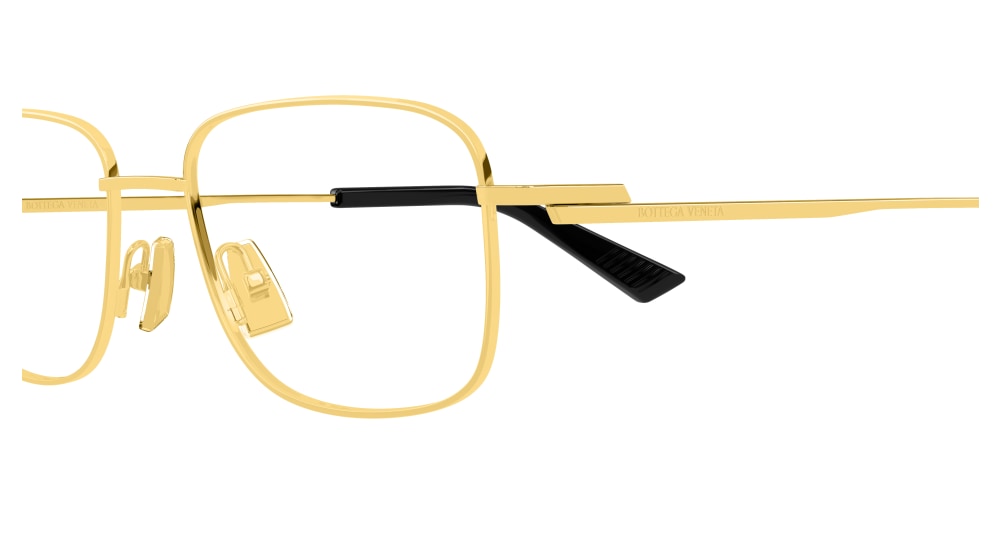 BOTTEGA VENETA BV1333O 1 RECTANGULAR / GOLD