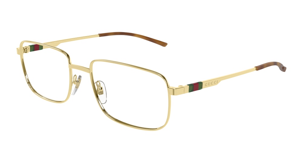 GUCCI GG1678O 2 RECTANGULAR / GOLD