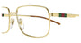 GUCCI GG1678O 2 RECTANGULAR / GOLD