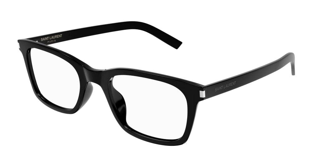 SAINT LAURENT SL 718 SLIM 1 RECTANGULAR / BLACK