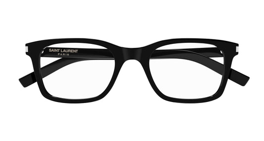 SAINT LAURENT SL 718 SLIM 1 RECTANGULAR / BLACK