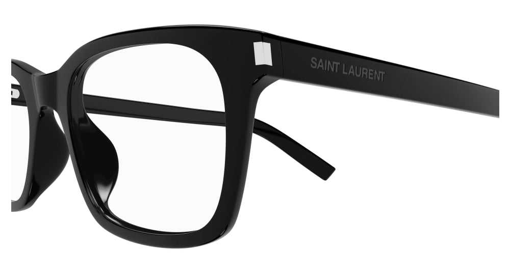 SAINT LAURENT SL 718 SLIM 1 RECTANGULAR / BLACK