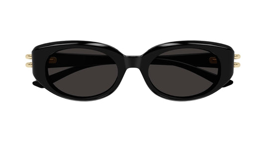 ALEXANDER MCQUEEN AM0469S 1 OVAL / BLACK