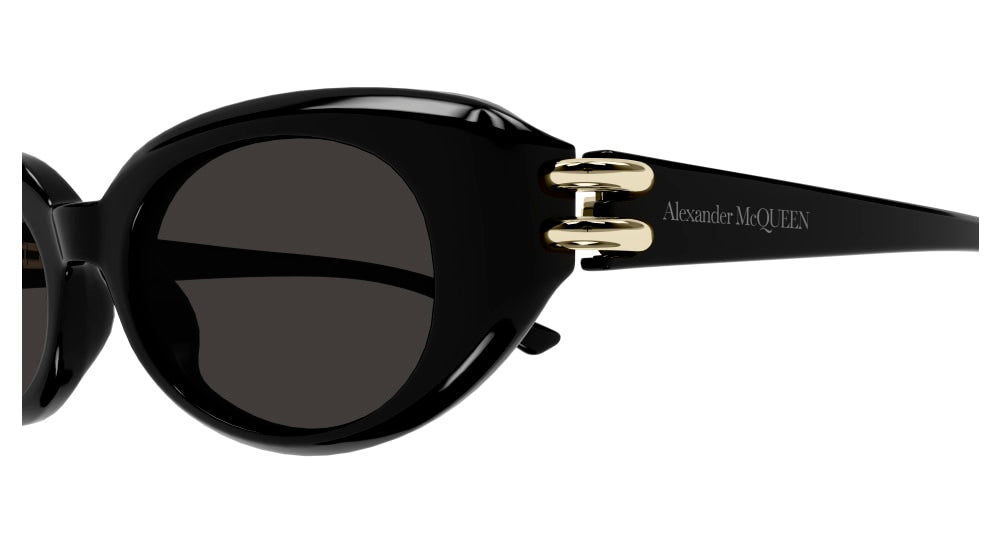 ALEXANDER MCQUEEN AM0469S 1 OVAL / BLACK