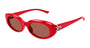 ALEXANDER MCQUEEN AM0469S 3 OVAL / RED