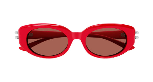 ALEXANDER MCQUEEN AM0469S 3 OVAL / RED