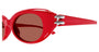ALEXANDER MCQUEEN AM0469S 3 OVAL / RED
