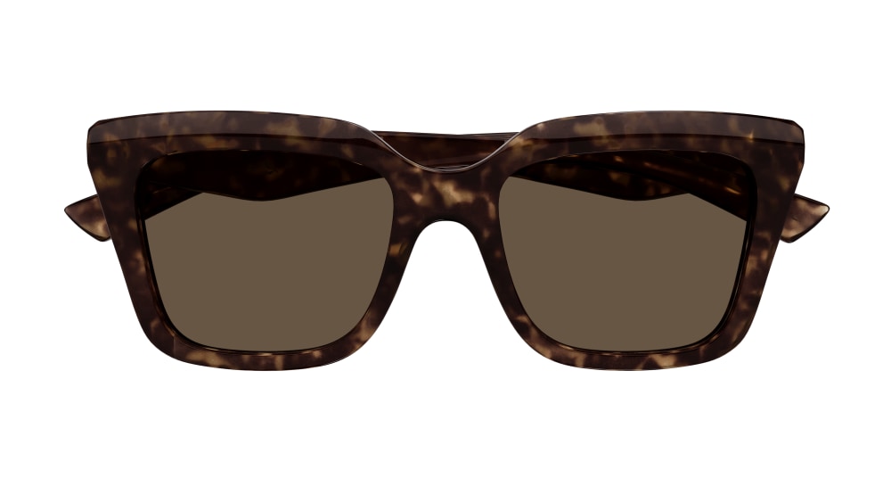 ALEXANDER MCQUEEN AM0473SA 2 RECTANGULAR / HAVANA