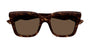 ALEXANDER MCQUEEN AM0473SA 2 RECTANGULAR / HAVANA