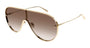 ALEXANDER MCQUEEN AM0481S 2 PILOT / GOLD