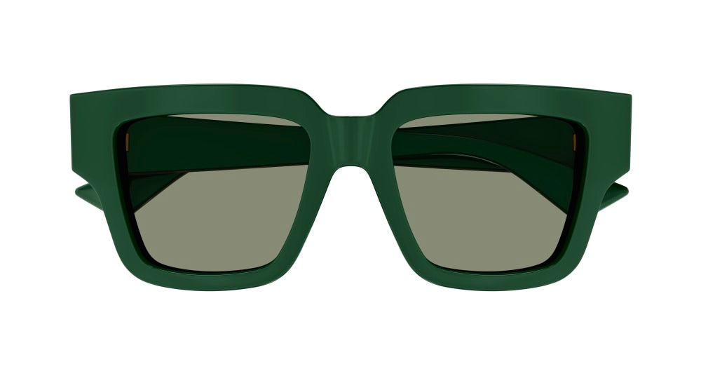 BOTTEGA VENETA BV1276S 3 RECTANGULAR / GREEN