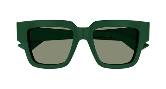 BOTTEGA VENETA BV1276S 3 RECTANGULAR / GREEN