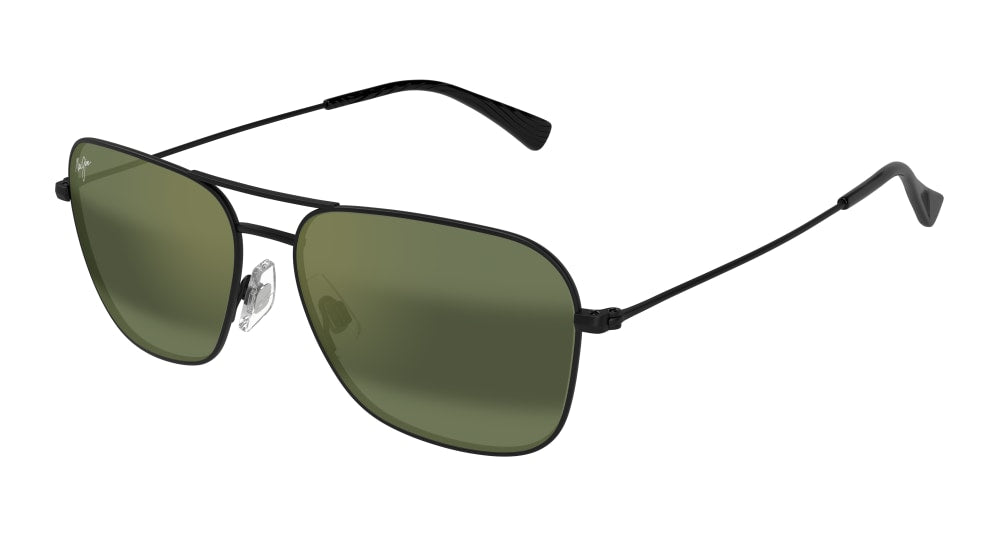 MAUI JIM MJ0675S 2 RECTANGULAR / BLACK