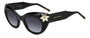 CAROLINA HERRERA HER 0215/S 807 CAT EYE / BLACK
