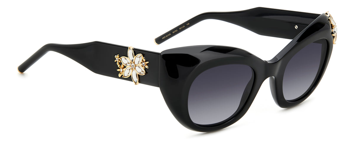 CAROLINA HERRERA HER 0215/S 807 CAT EYE / BLACK
