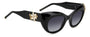 CAROLINA HERRERA HER 0215/S 807 CAT EYE / BLACK