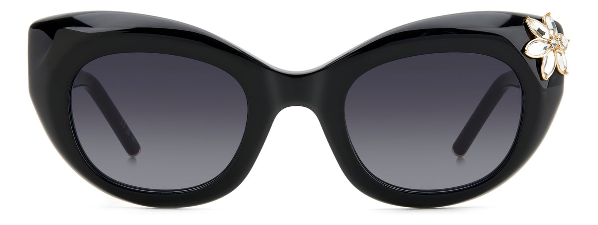 CAROLINA HERRERA HER 0215/S 807 CAT EYE / BLACK