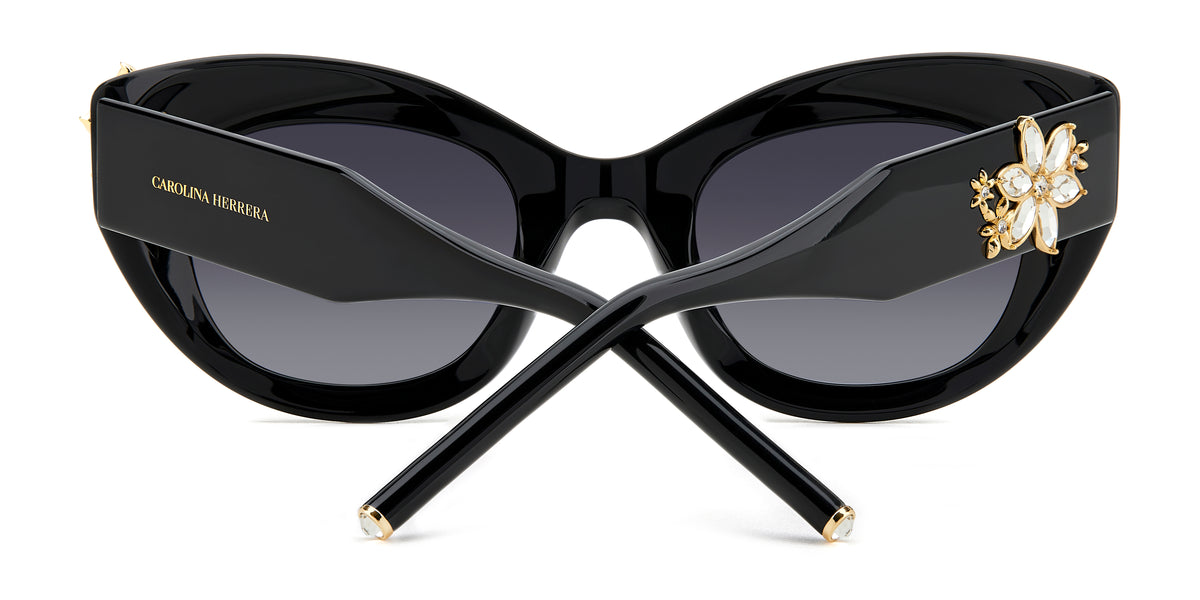 CAROLINA HERRERA HER 0215/S 807 CAT EYE / BLACK