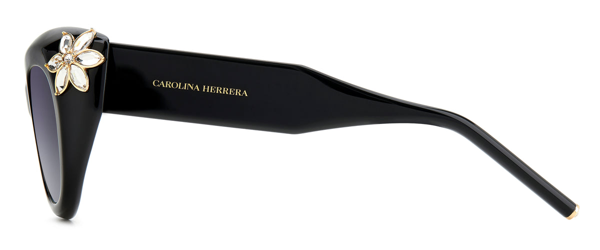 CAROLINA HERRERA HER 0215/S 807 CAT EYE / BLACK