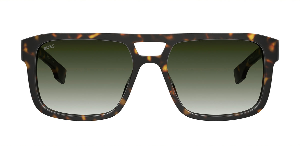 HUGO BOSS 1648/S 86 RECTANGULAR / HAVANA