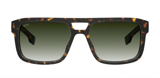 HUGO BOSS 1648/S 86 RECTANGULAR / HAVANA