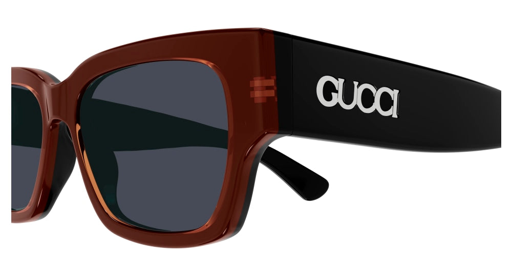 GUCCI GG1794S 3 RECTANGULAR / BLACK