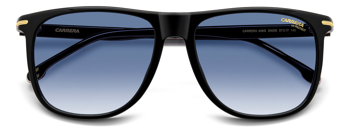 CARRERA 349/S 2M2 RECTANGULAR / BLACK