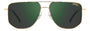 CARRERA 355/S RHLQ3 RECTANGULAR / GOLD