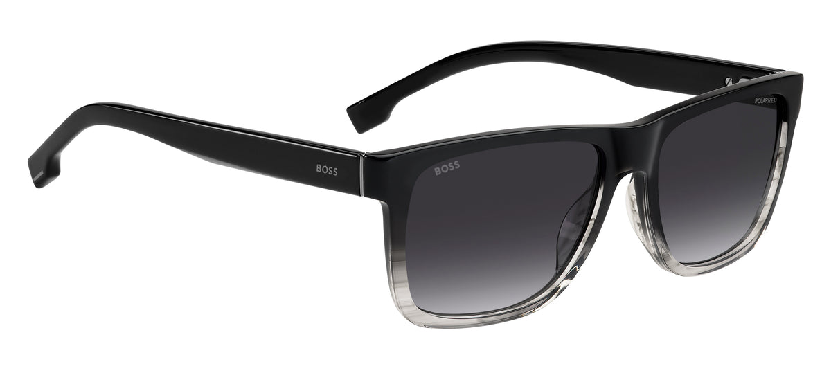HUGO BOSS 1759/G/S EDM RECTANGULAR / BLACK