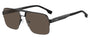 HUGO BOSS 1767/S 3 SQUARE / BLACK