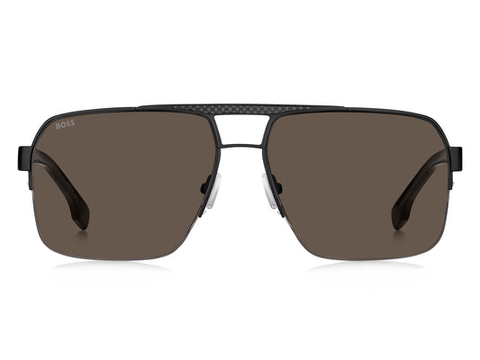 HUGO BOSS 1767/S 3 SQUARE / BLACK
