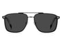 HUGO BOSS 1748/S TI7 RECTANGULAR / BLACK