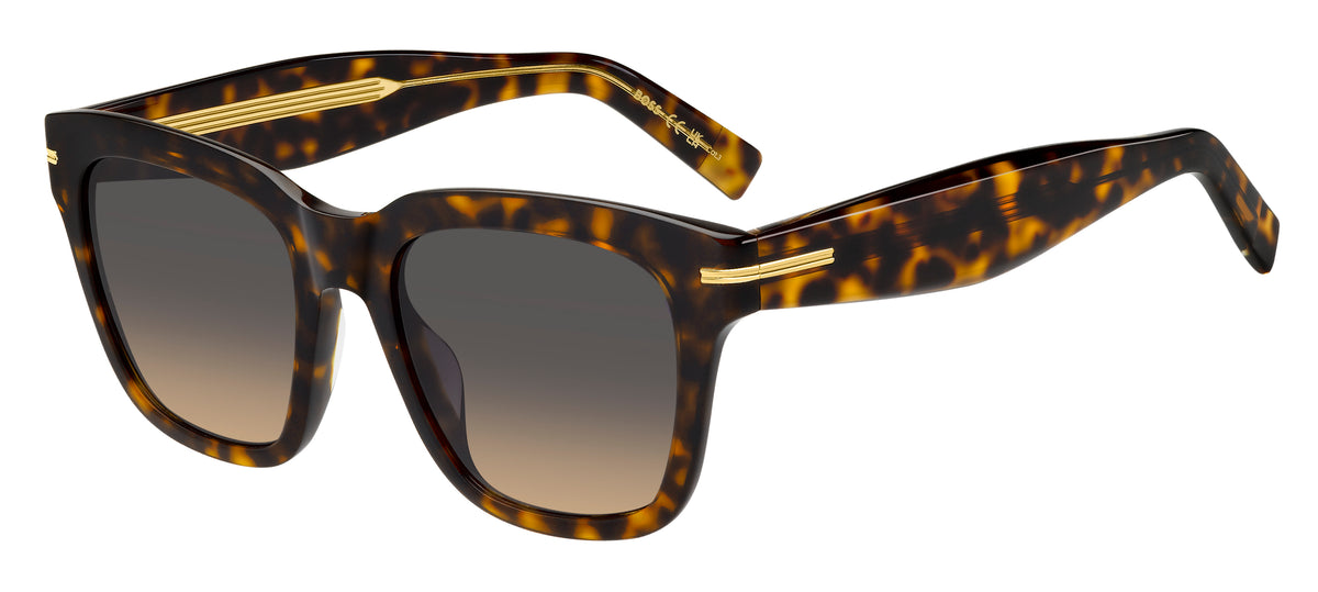 HUGO BOSS 1778/G/S 86 RECTANGULAR / HAVANA