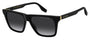 MARC JACOBS 847/S 807 RECTANGULAR / BLACK