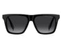 MARC JACOBS 847/S 807 RECTANGULAR / BLACK