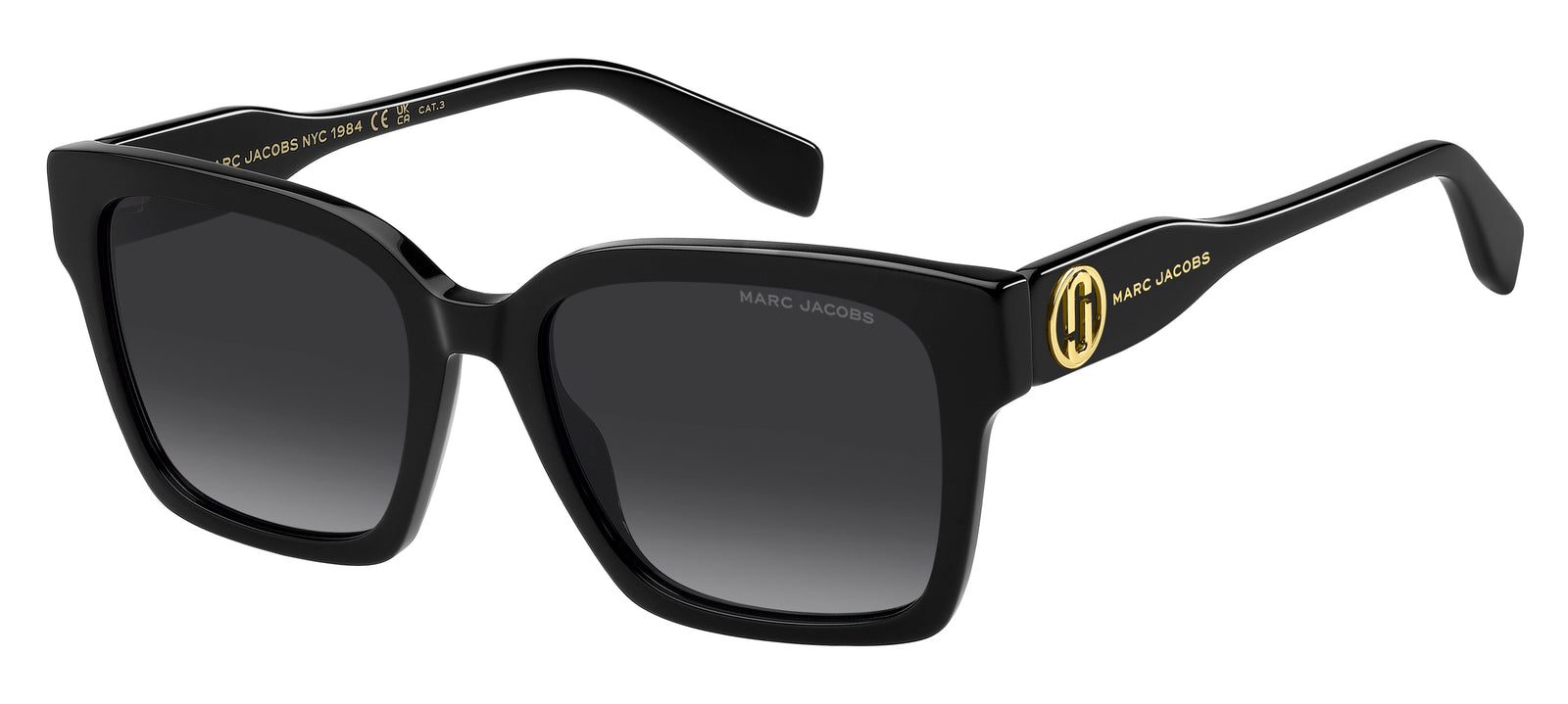 MARC JACOBS 814/S 807 RECTANGULAR / BLACK