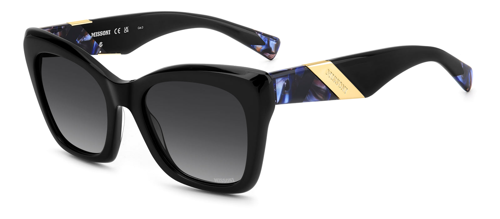 MISSONI MIS 0219/S 807 RECTANGULAR / BLACK