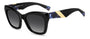 MISSONI MIS 0219/S 807 RECTANGULAR / BLACK