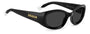 MISSONI MIS 0221/S 807 RECTANGULAR / BLACK