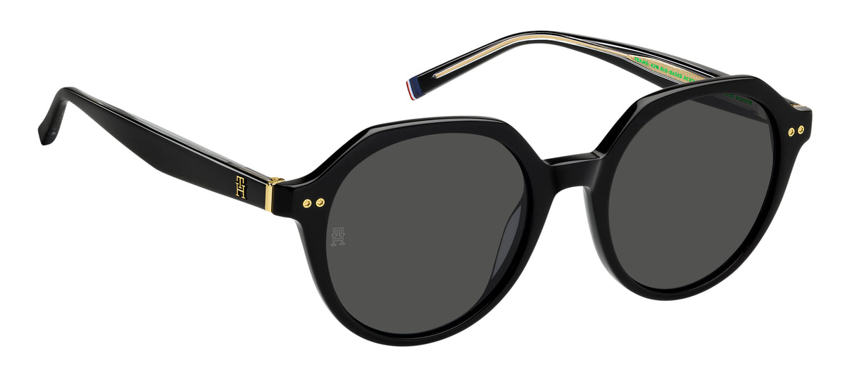 TOMMY HILFIGER TH 2212/S 807 ROUND / BLACK