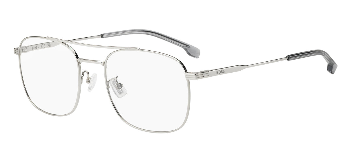 HUGO BOSS 1771/G 10 RECTANGULAR / SILVER