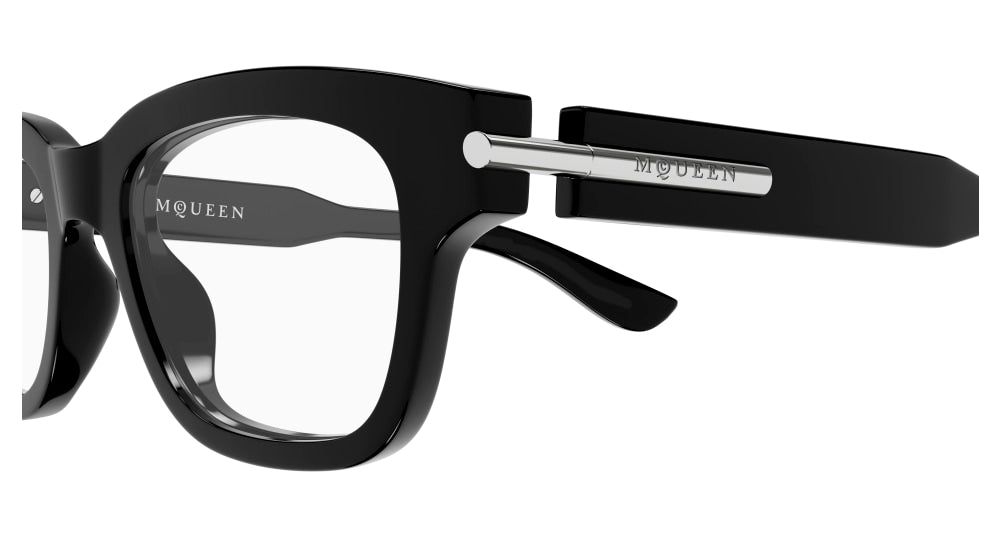 ALEXANDER MCQUEEN AM0497O 1 RECTANGULAR / BLACK