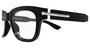 ALEXANDER MCQUEEN AM0497O 1 RECTANGULAR / BLACK