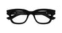 ALEXANDER MCQUEEN AM0497O 5 RECTANGULAR / BLACK