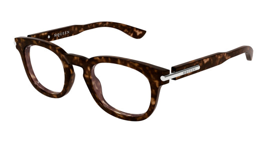 ALEXANDER MCQUEEN AM0498O 2 ROUND / HAVANA