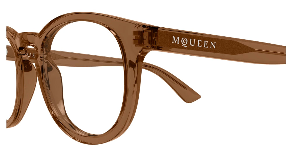 ALEXANDER MCQUEEN AM0514O 4 ROUND / BROWN