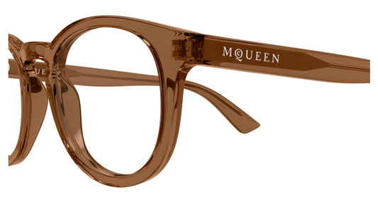 ALEXANDER MCQUEEN AM0514O 4 ROUND / BROWN