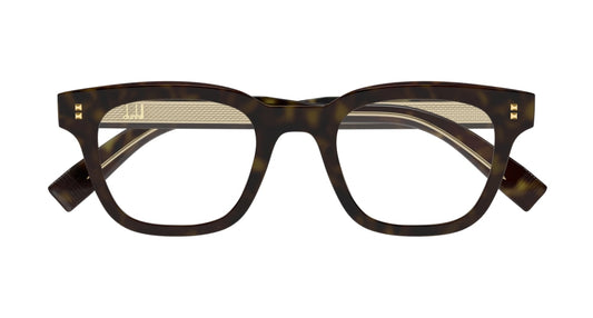 DUNHILL DU0100O 2 RECTANGULAR / HAVANA