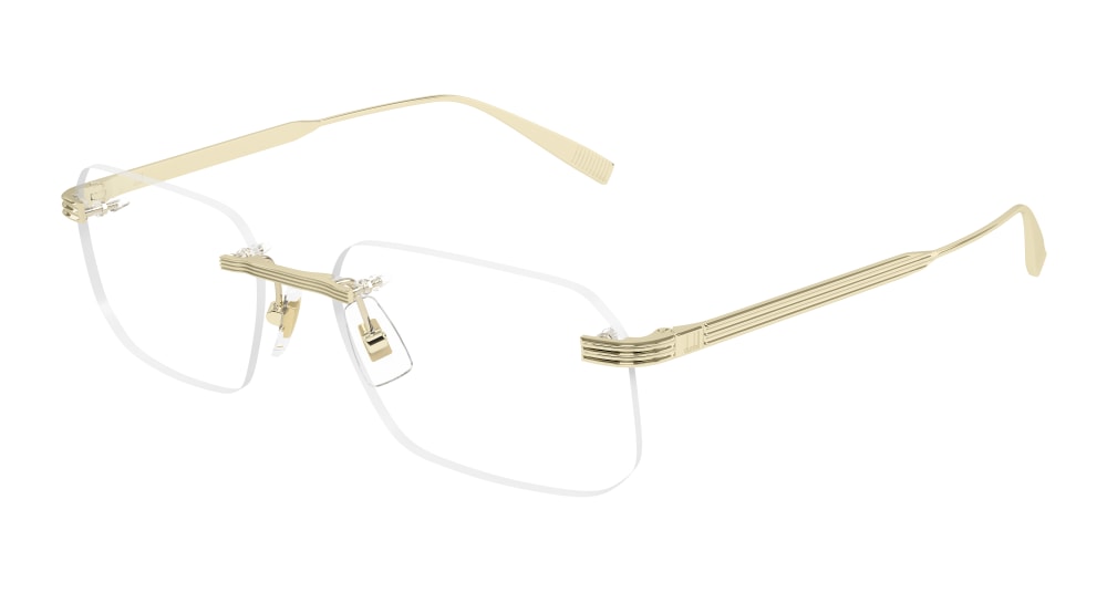 DUNHILL DU0104O 1 RECTANGULAR / GOLD
